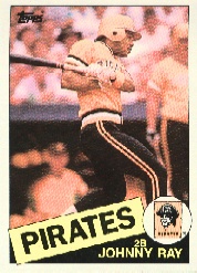 1985 Topps Baseball Cards      096      Johnny Ray